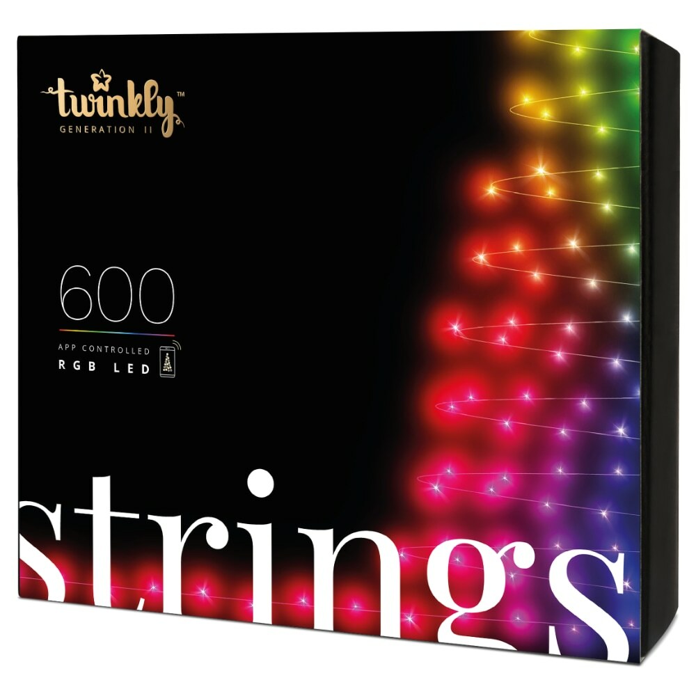 600 LED Twinkly Smart App-Controlled LED String Lights - RGB