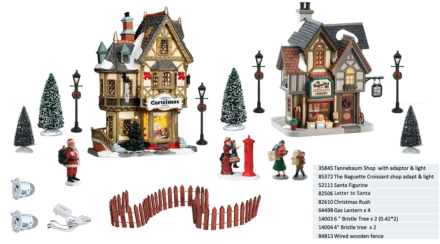 Lemax Classic Christmas Collectors Kit - 18 piece