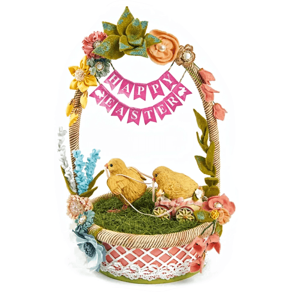 Katherine's Collection Chick Basket 38.5cm