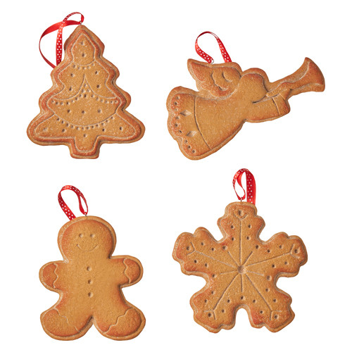 Raz Imports Gingerbread Cookie Ornaments 4 Styles 16cm