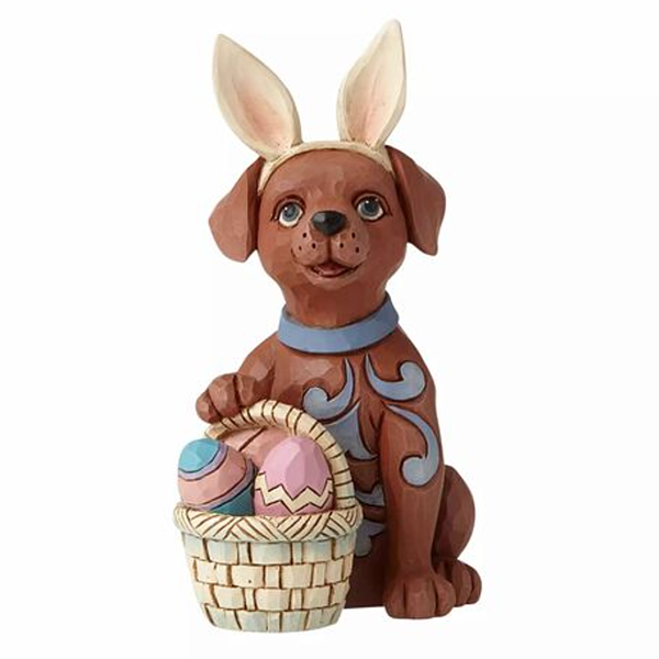 Jim Shore Dog with Bunny Ears 10cm
