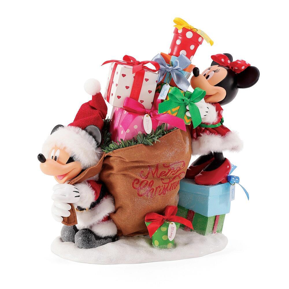 Mickey & Minnie Christmas Eve 24cm