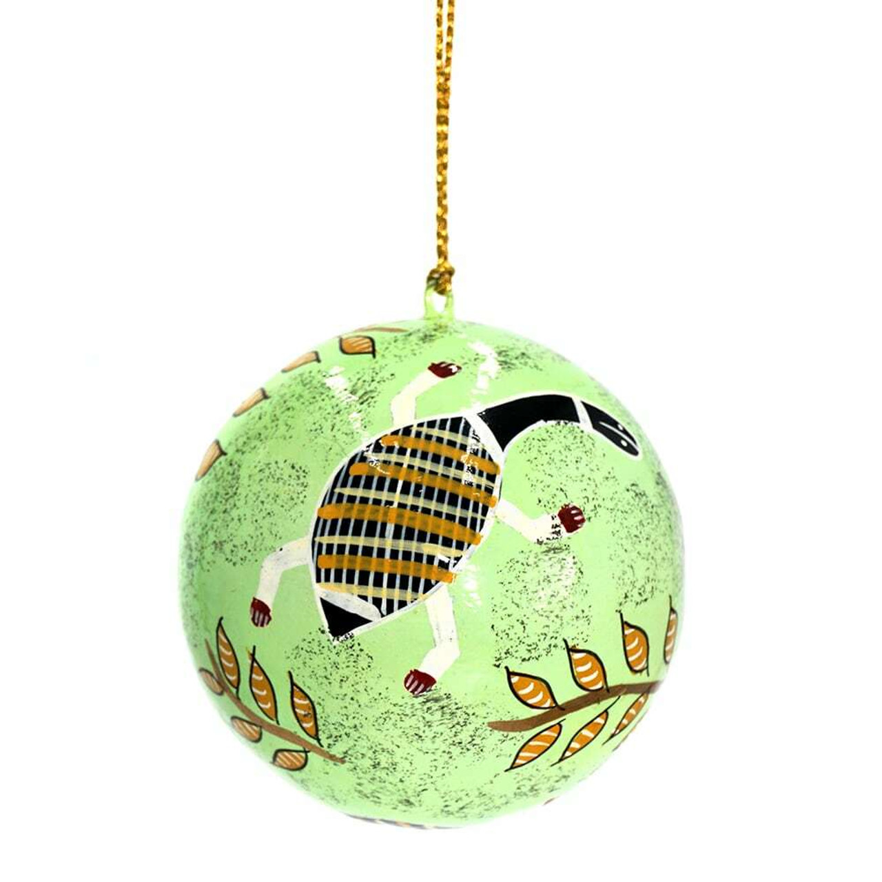 Aboriginal Christmas Bauble Turtle 7.6cm