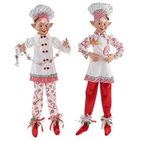RAZ Kringle Candy Christmas Posable Elf