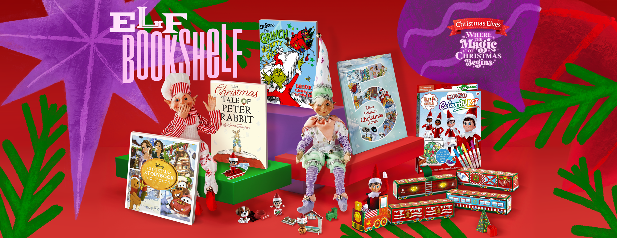 Books, Puzzles & Games at Christmas Elves!