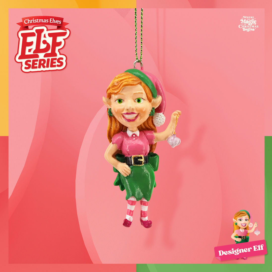 Designer Elf Ornament 7cm – Elf Series