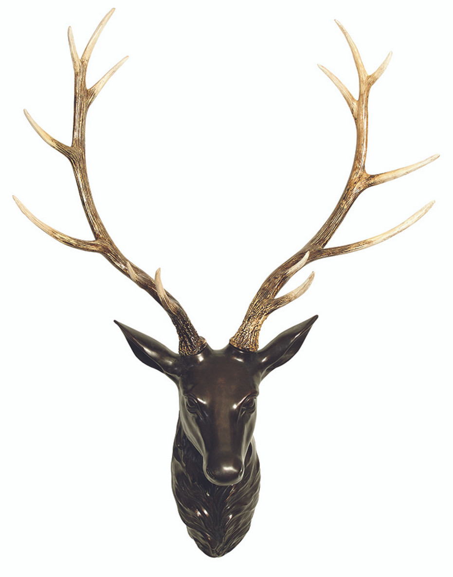 Samba Resin Deer Head Sculpture 106cm