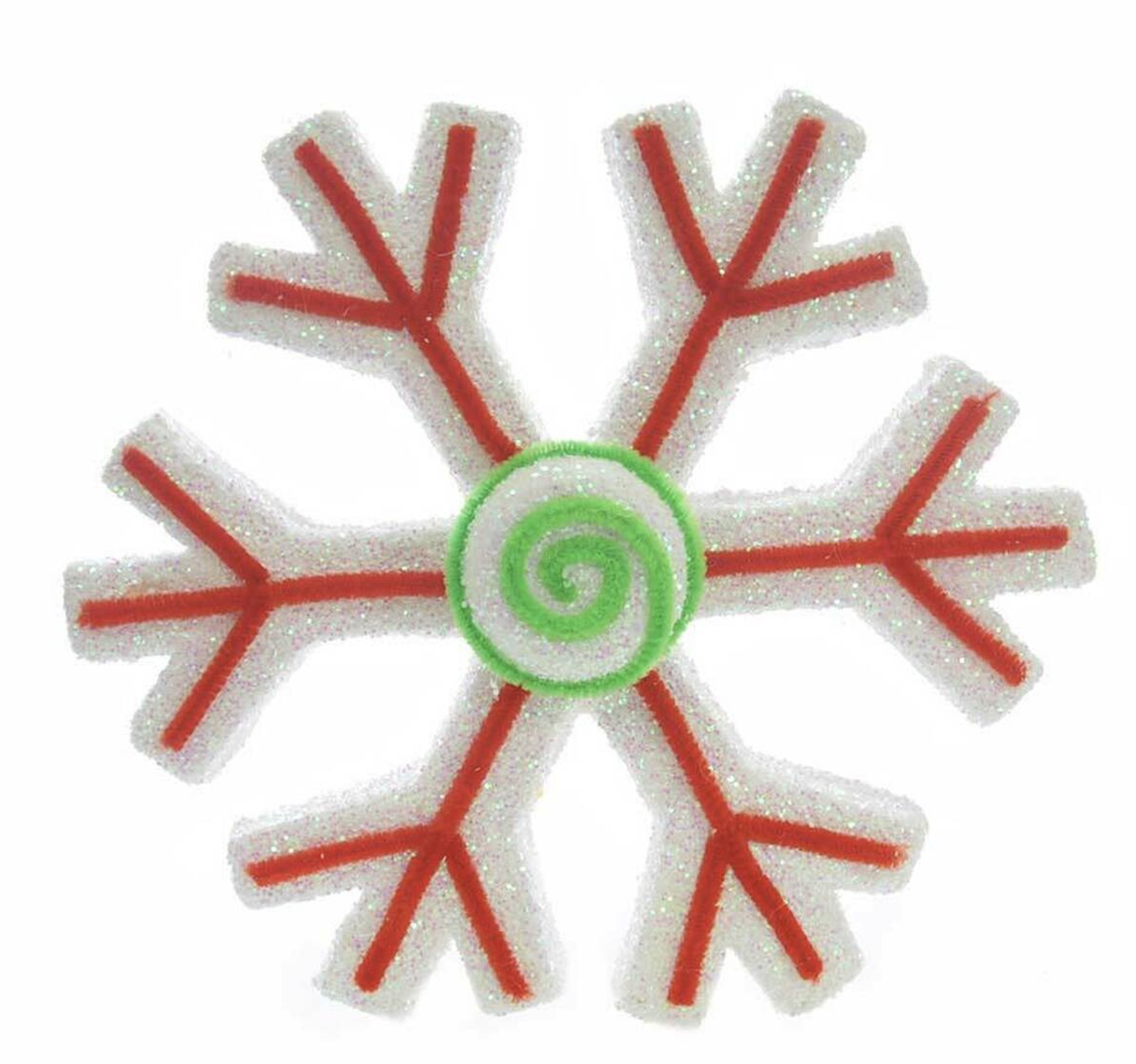 White Foam Snowflake 24cm