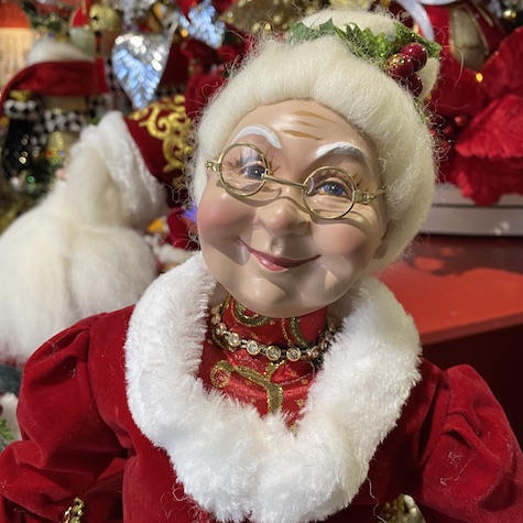 Mrs Claus Standing Doll