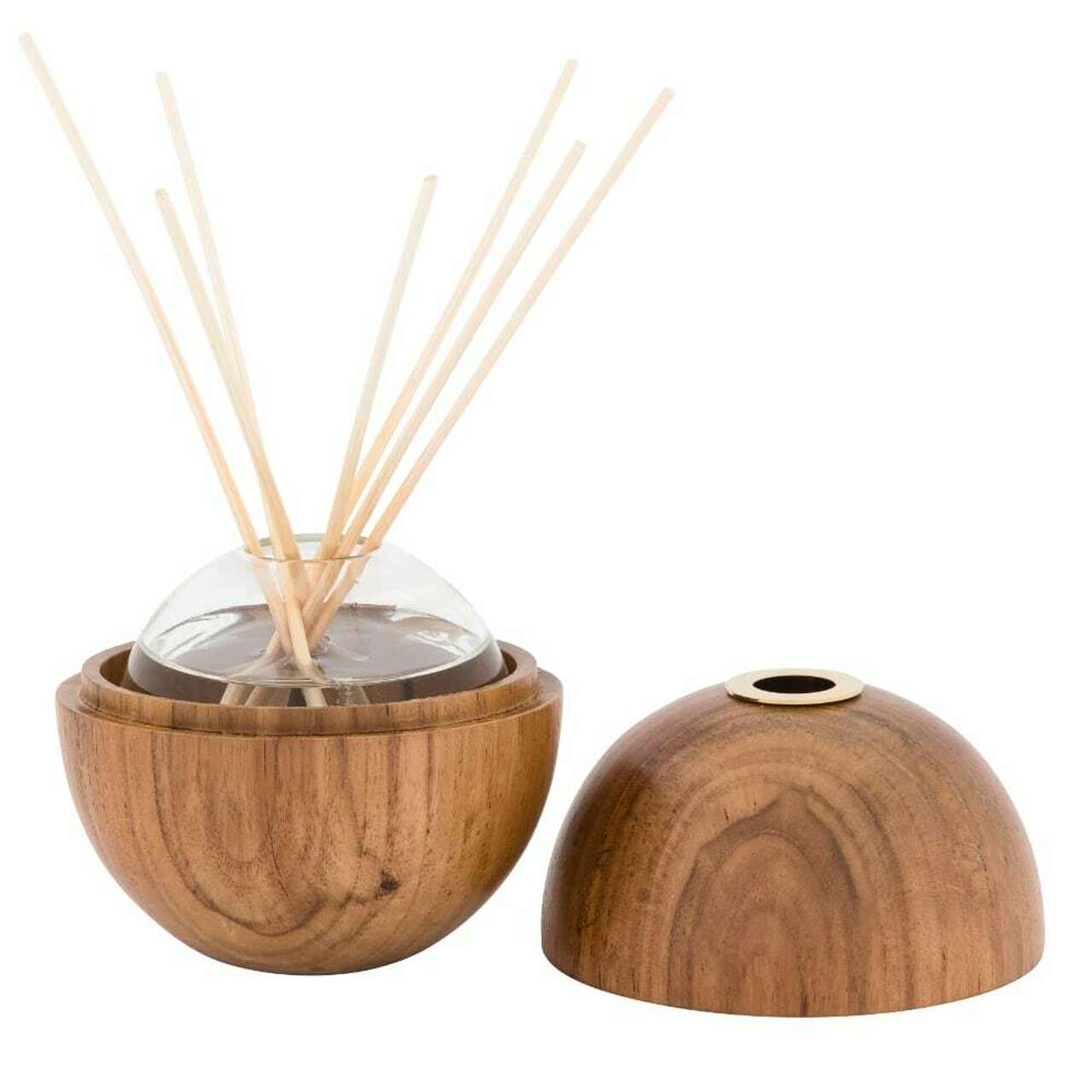 Only Orb Teak & Brass Diffuser