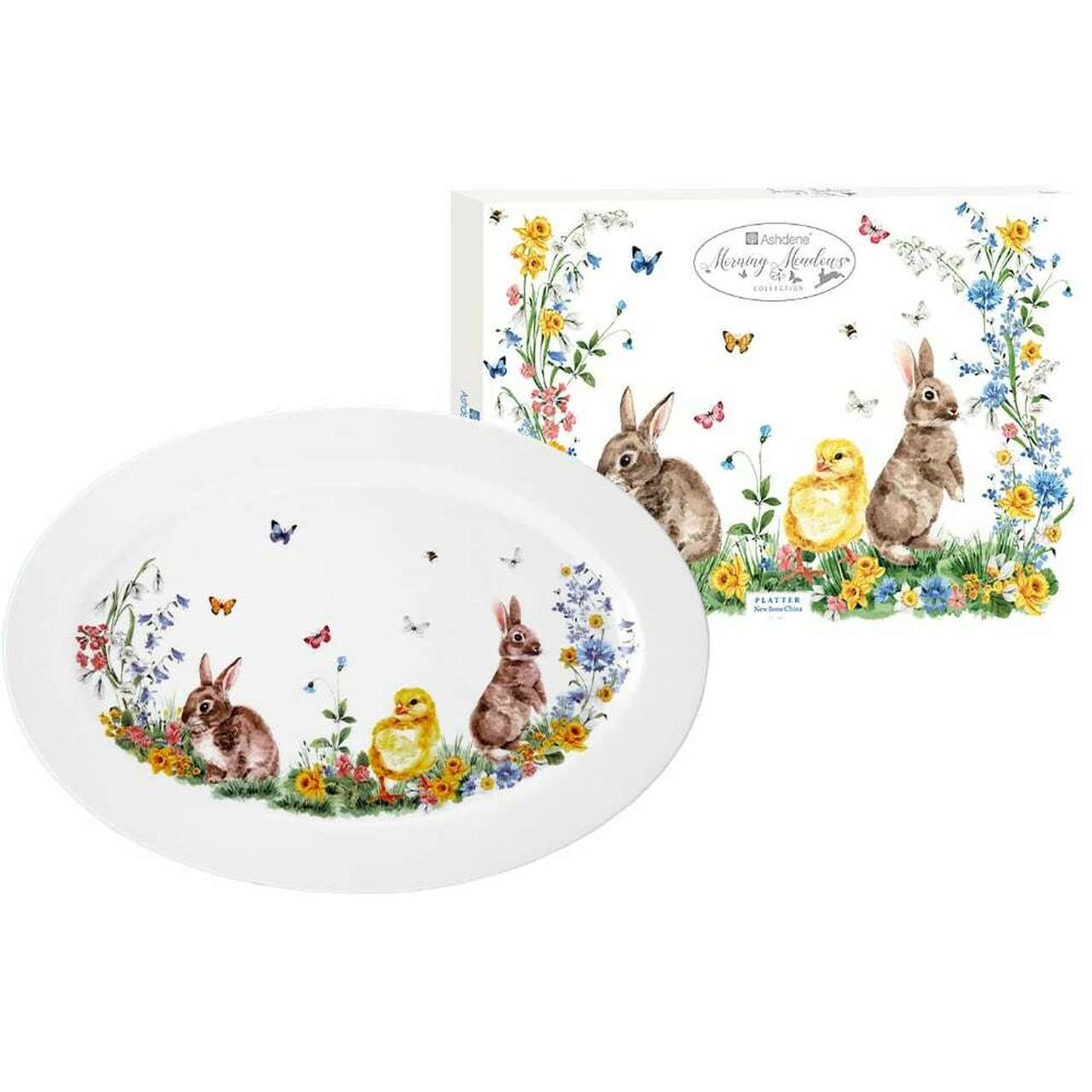 Easter Town Morning Meadows Platter 40cm