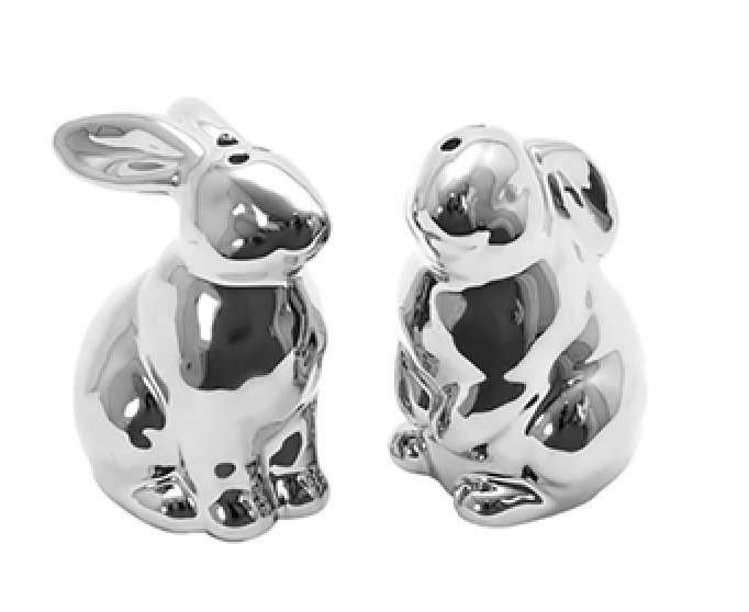 Pembroke Silver Salt & Pepper Shakers 6cm