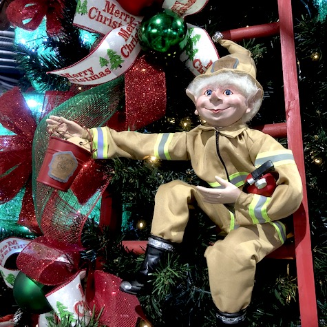 Christmas Elves firefighter elf