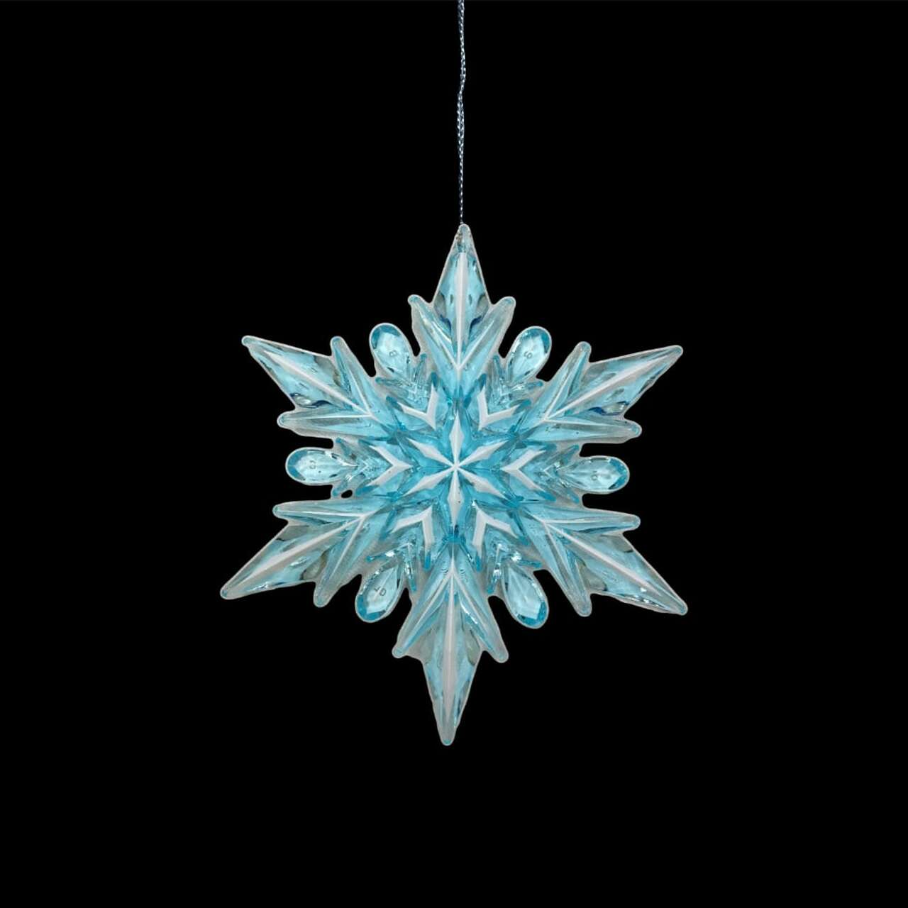 Frozen Snowflake Hanging Ornament