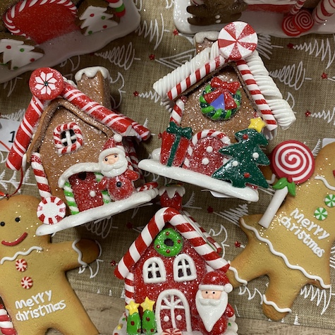 Battery Operated Gingerbread houses