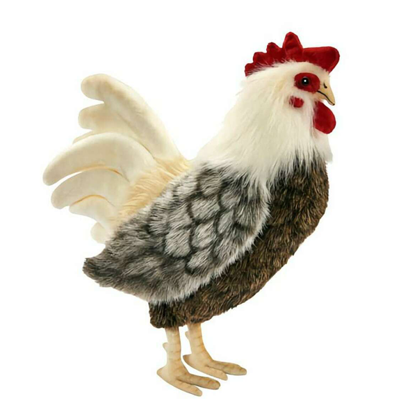 Easter Town Cream Brown Rooster 30cm