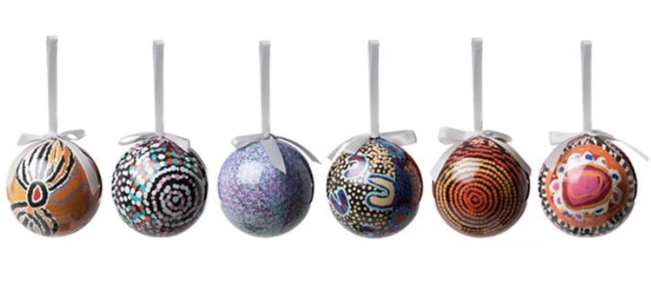 Warlukurlangu Christmas Baubles (Pack of 6)