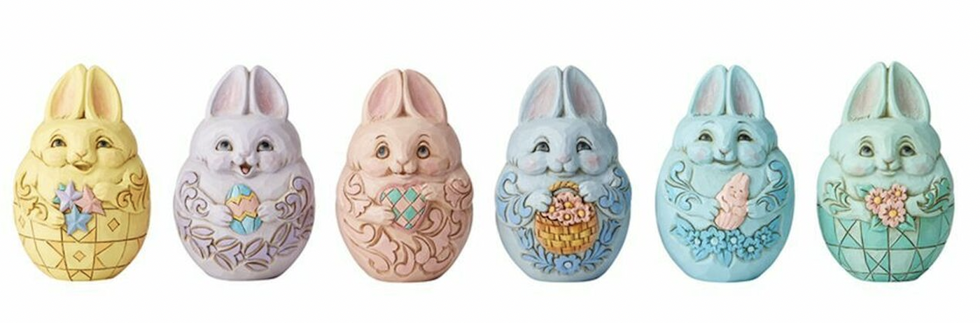 Jim Shore Bunny Easter Eggs