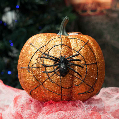 Glitter Pumpkin 14cm