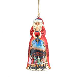 Silent Night Hanging Ornament 12cm