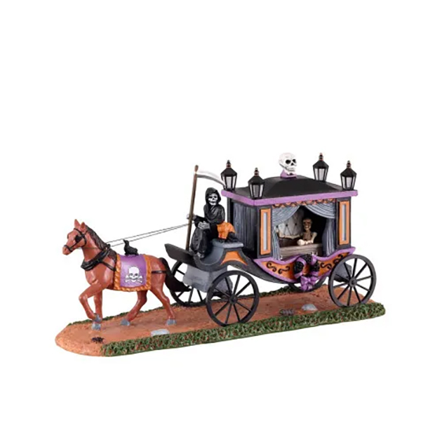 Spooky Victorian Hearse