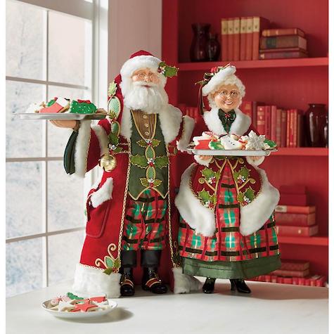Mr and Mrs Claus Tabletop Decoration