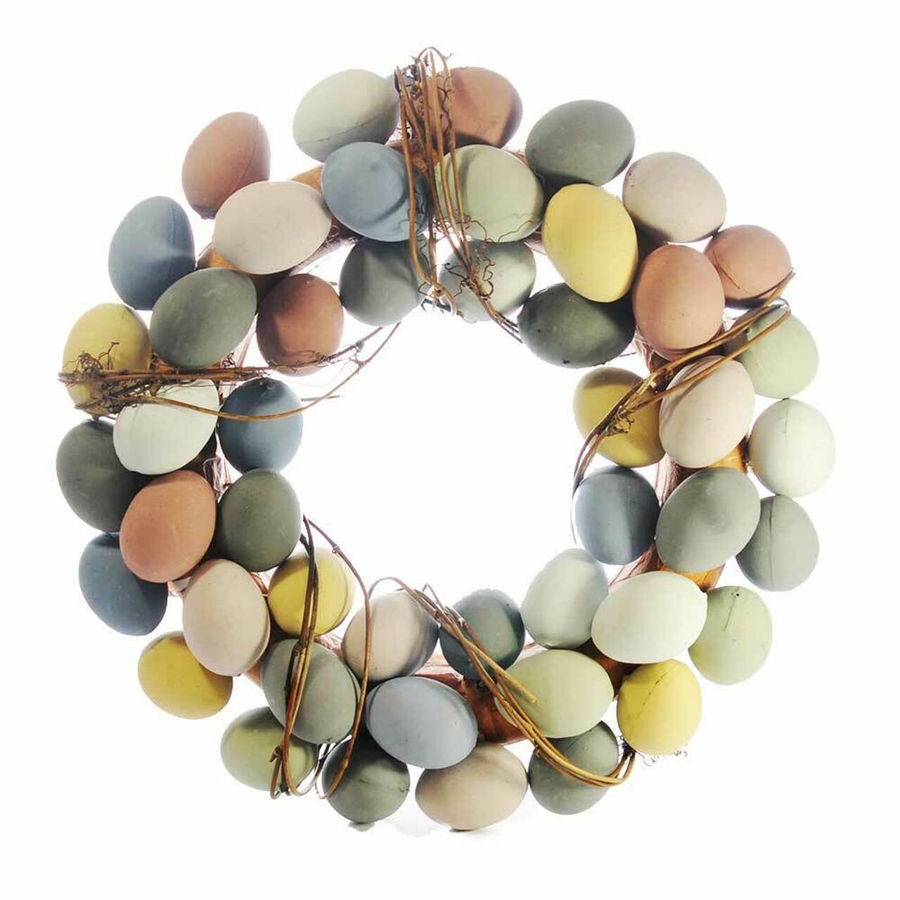 Natural Easter Egg Wreath 36cm