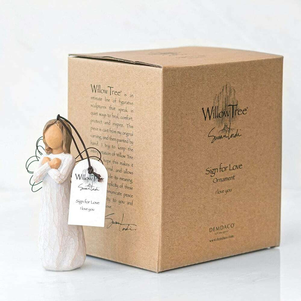 Willow Tree Sign for Love Ornament